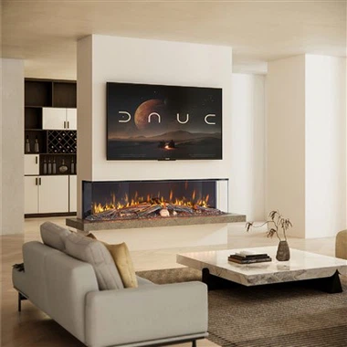 3面の電気暖炉のアイデア